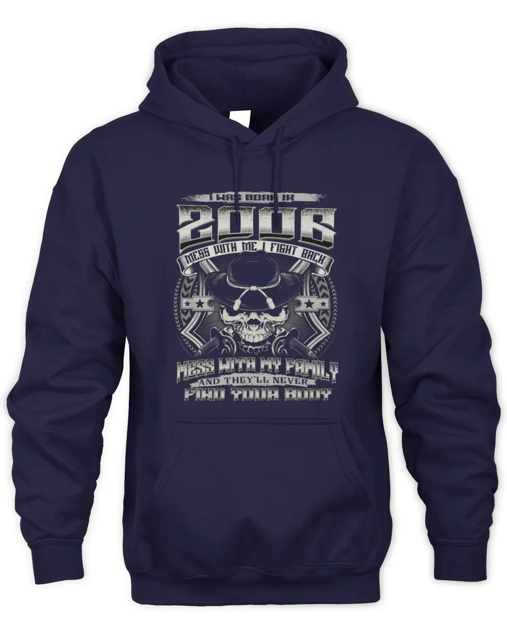 2006 HH89-K2 – Protective Family Quote T-Shirt - Unisex Hoodie - Navy