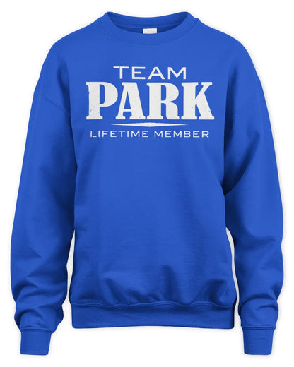 PARK BL62-K4-128 - Personalized “Team NAME Lifetime Member” - Unisex Sweatshirt - Royal