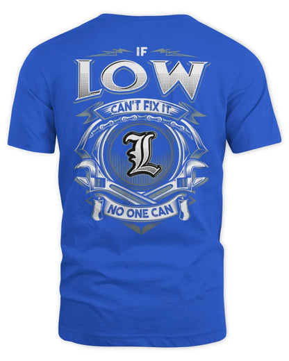 LOW AP81-K4-626 - Personalized Ahmed Quote Apparel “If Ahmed Can't Fix It, No One Can” - Unisex Standard T-Shirt - Royal
