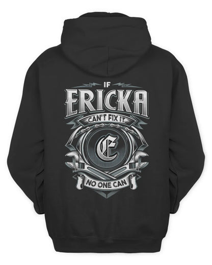 ERICKA AP81-K4-626 - Personalized Ahmed Quote Apparel “If Ahmed Can't Fix It, No One Can” - Unisex Hoodie - Black