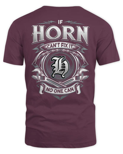 HORN AP81-K4-626 - Personalized Ahmed Quote Apparel “If Ahmed Can't Fix It, No One Can” - Unisex Standard T-Shirt - Maroon