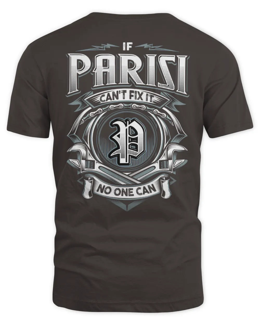 PARISI AP81-K4-626 - Personalized Ahmed Quote Apparel “If Ahmed Can't Fix It, No One Can” - Unisex Standard T-Shirt - Dark Chocolate