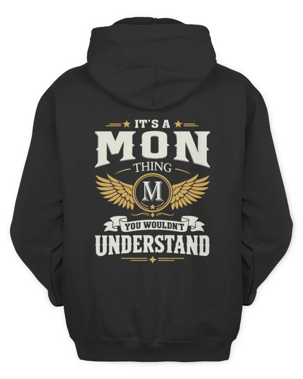 MON KT06-M008 It’s a [NAME] Thing – You Wouldn’t Understand | Personalized Vintage T-Shirt - Unisex Hoodie - Black