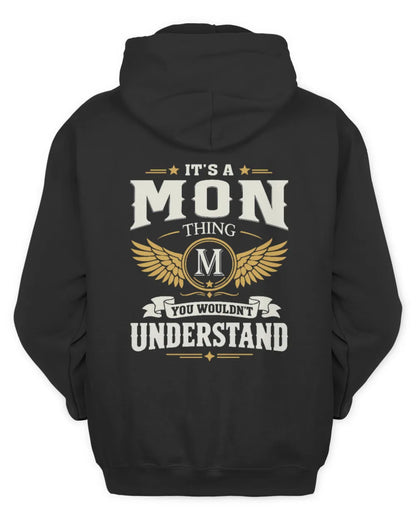 MON KT06-M008 It’s a [NAME] Thing – You Wouldn’t Understand | Personalized Vintage T-Shirt - Unisex Hoodie - Black