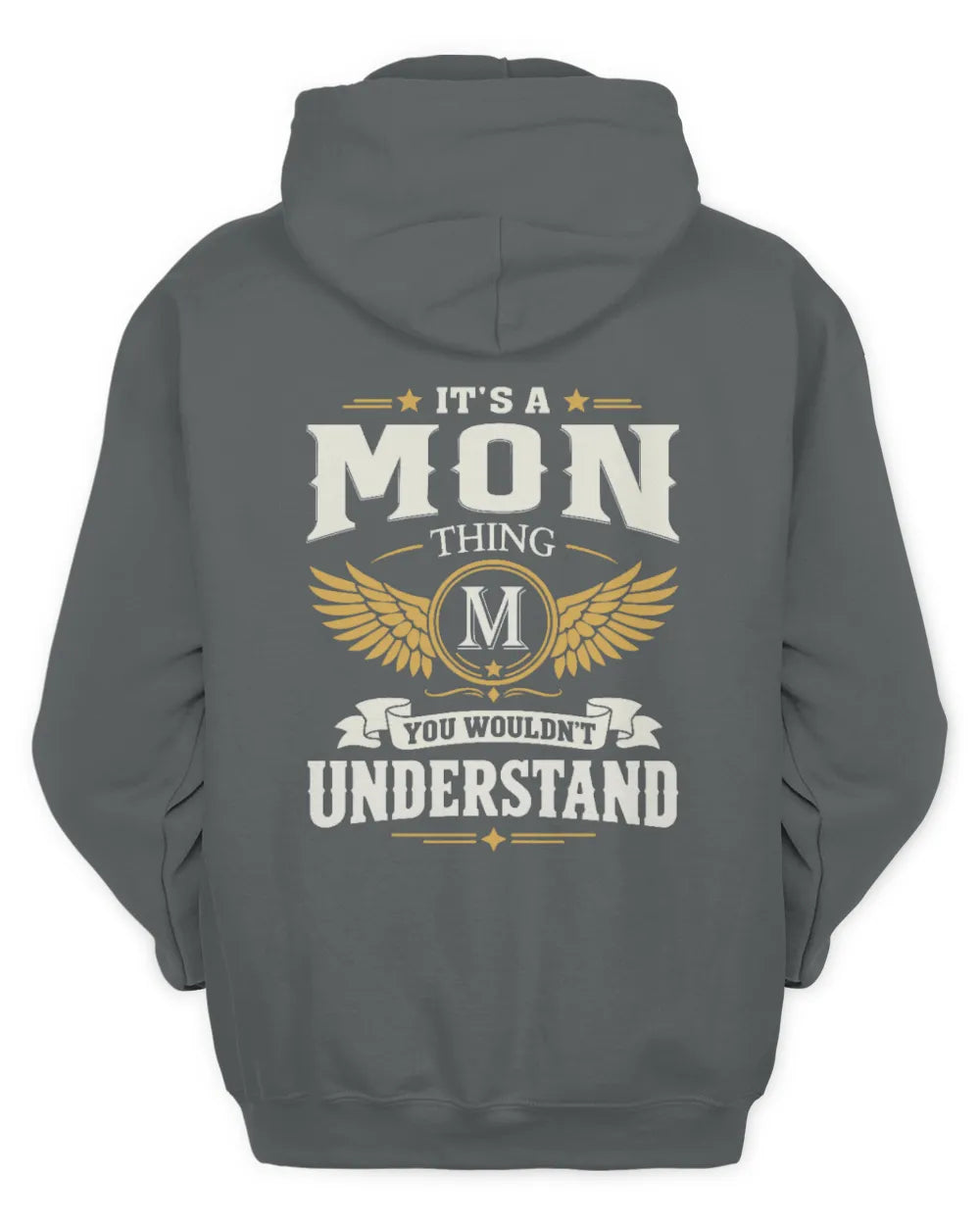 MON KT06-M008 It’s a [NAME] Thing – You Wouldn’t Understand | Personalized Vintage T-Shirt - Unisex Hoodie - Charcoal
