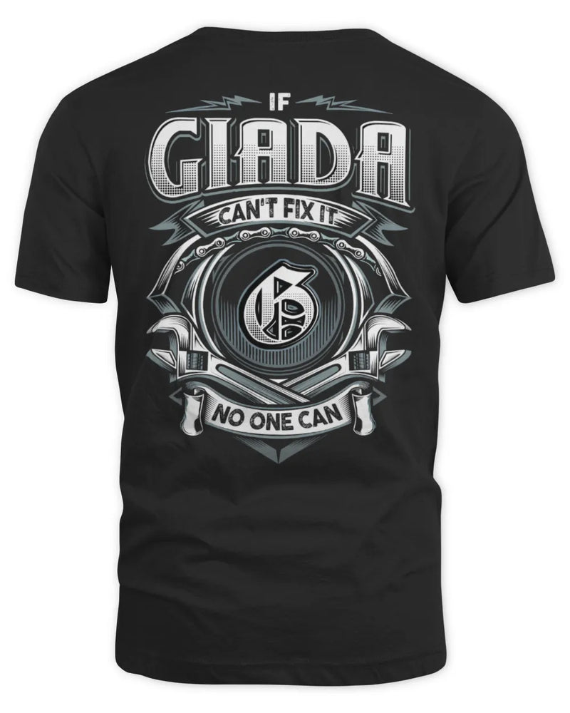 GIADA AP81-K4-626 - Personalized Ahmed Quote Apparel “If Ahmed Can't Fix It, No One Can” - Unisex Standard T-Shirt - Black