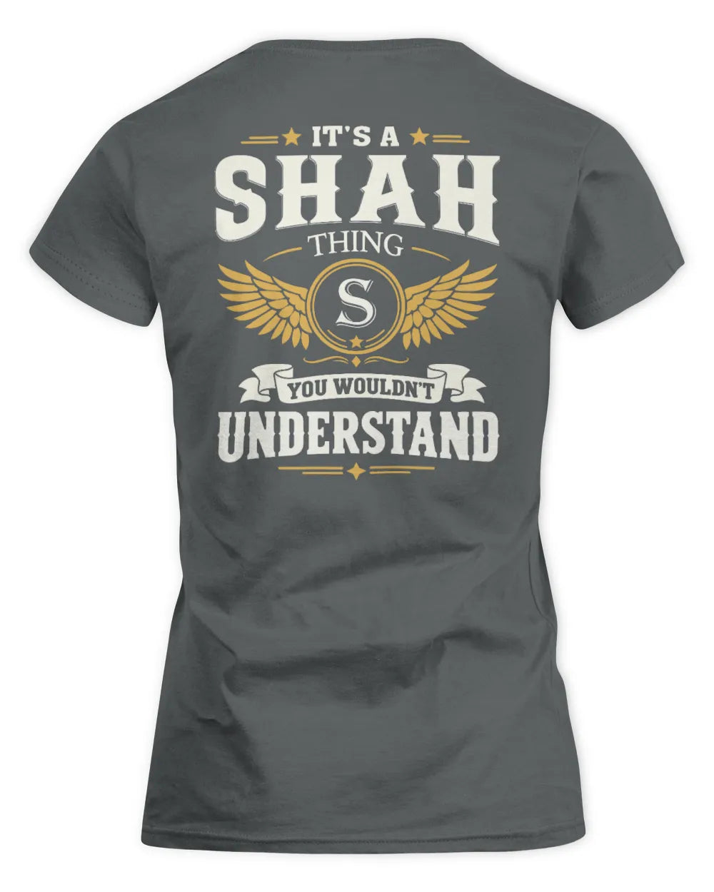 SHAH KT06-M008 It’s a [NAME] Thing – You Wouldn’t Understand | Personalized Vintage T-Shirt - Women's Standard T-Shirt - Charcoal