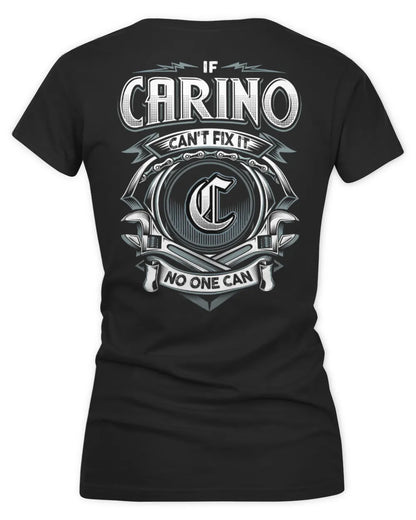 CARINO AP81-K4-626 - Personalized Ahmed Quote Apparel “If Ahmed Can't Fix It, No One Can” - Women's V-Neck T-Shirt - Black