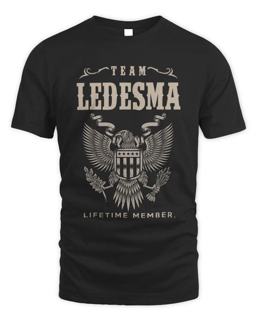 LEDESMA TP06-K82 – Personalized Classic Style Apparel “Team NAME Lifetime Member”