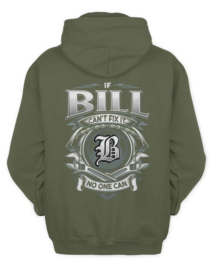 BILL AP81-K4-626 - Personalized Ahmed Quote Apparel “If Ahmed Can't Fix It, No One Can” - Unisex Hoodie - Military Green