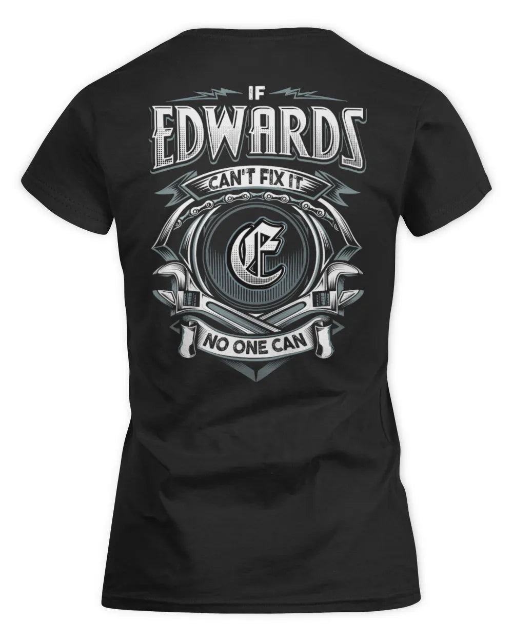 EDWARDS AP81-K4-626 - Personalized Ahmed Quote Apparel “If Ahmed Can't Fix It, No One Can” - Women's Standard T-Shirt - Black