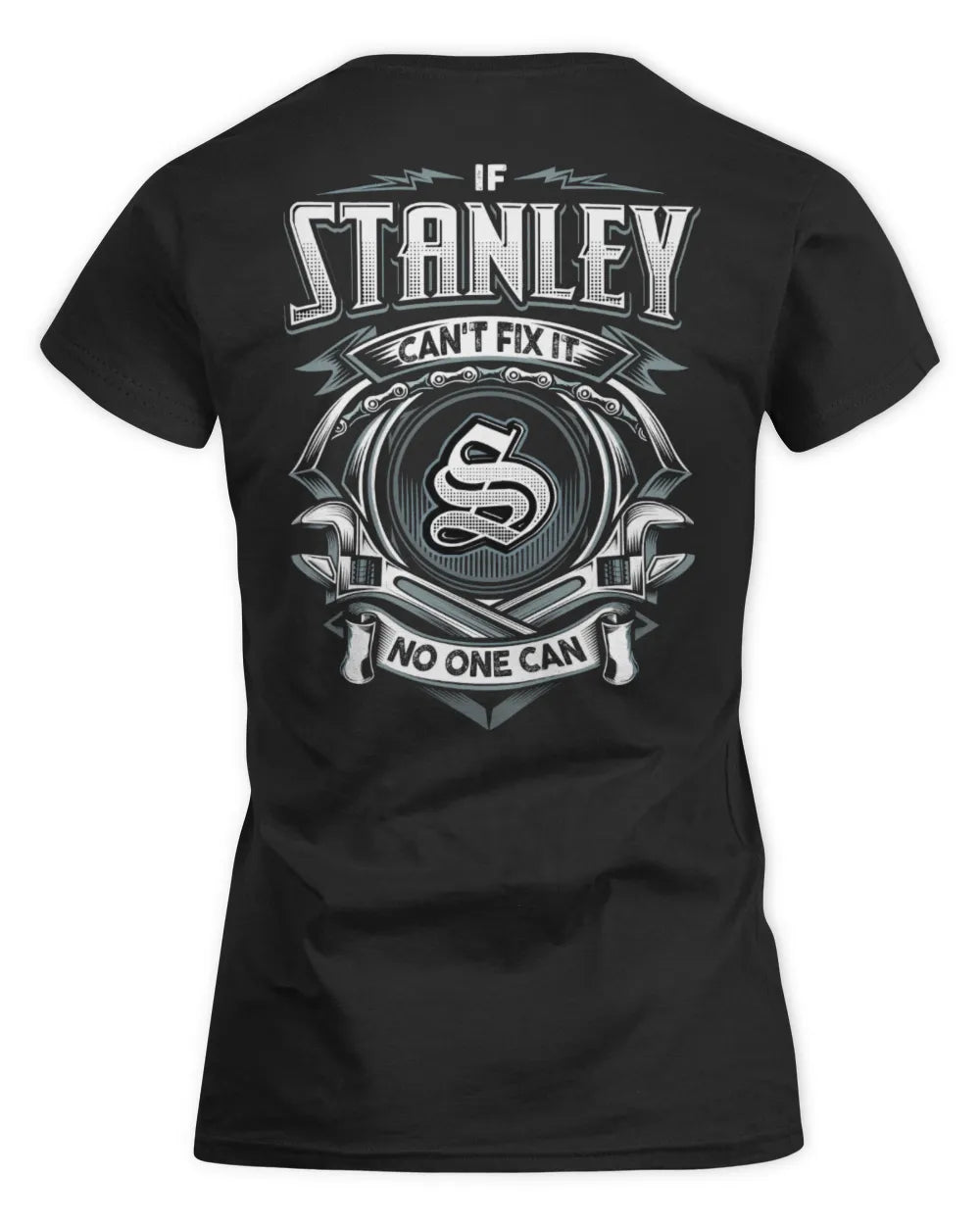 STANLEY AP81-K4-626 - Personalized Ahmed Quote Apparel “If Ahmed Can't Fix It, No One Can” - Women's Standard T-Shirt - Black