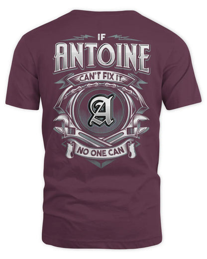 ANTOINE AP81-K4-626 - Personalized Ahmed Quote Apparel “If Ahmed Can't Fix It, No One Can” - Unisex Standard T-Shirt - Maroon