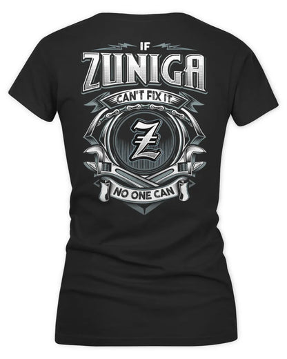 ZUNIGA AP81-K4-626 - Personalized Ahmed Quote Apparel “If Ahmed Can't Fix It, No One Can” - Women's V-Neck T-Shirt - Black