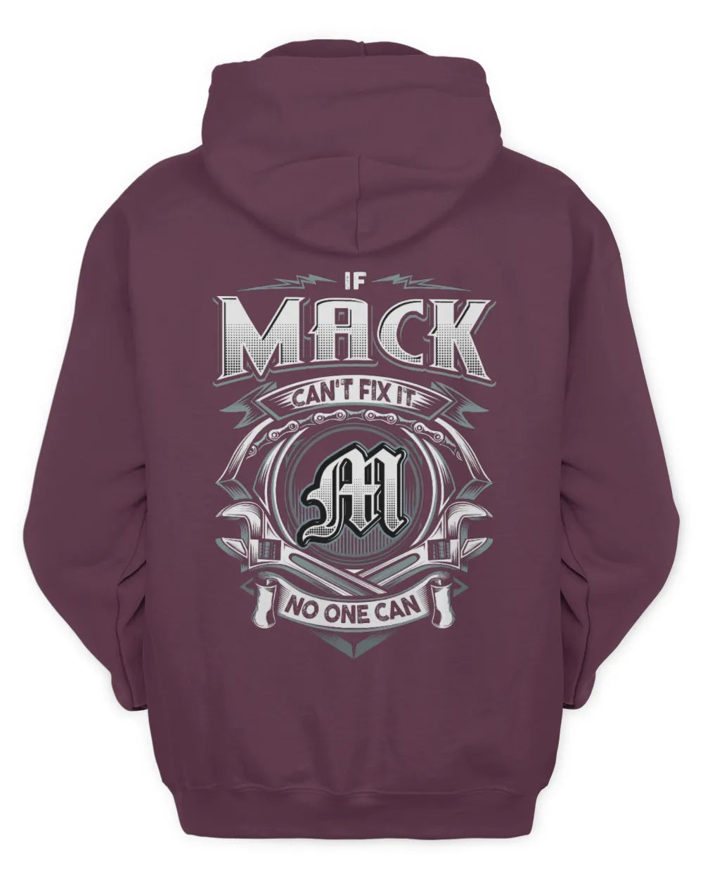 MACK AP81-K4-626 - Personalized Ahmed Quote Apparel “If Ahmed Can't Fix It, No One Can” - Unisex Hoodie - Maroon