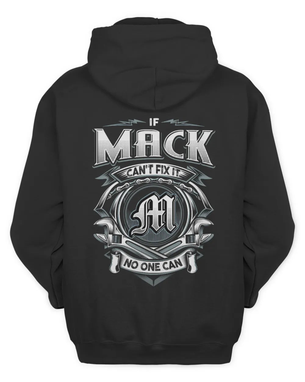 MACK AP81-K4-626 - Personalized Ahmed Quote Apparel “If Ahmed Can't Fix It, No One Can” - Unisex Hoodie - Black