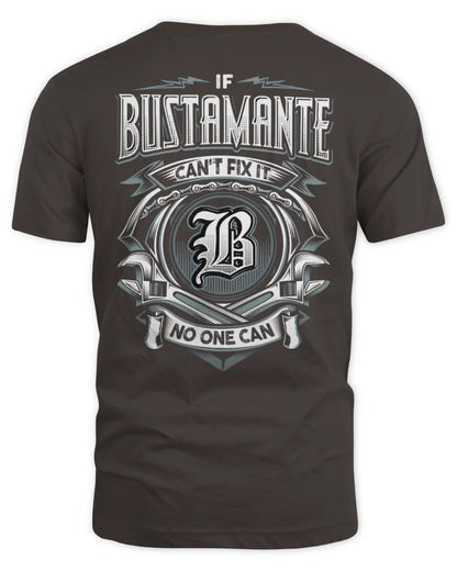 BUSTAMANTE AP81-K4-626 - Personalized Ahmed Quote Apparel “If Ahmed Can't Fix It, No One Can” - Unisex Standard T-Shirt - Dark Chocolate