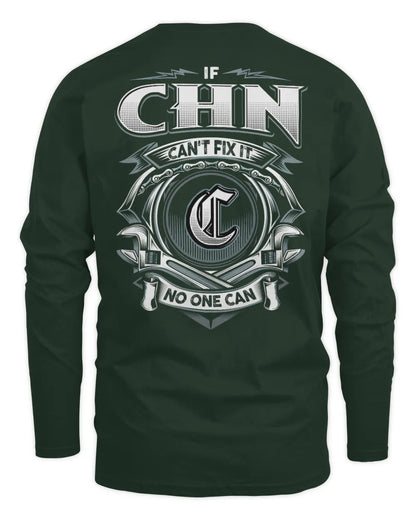 CHN AP81-K4-626 - Personalized Ahmed Quote Apparel “If Ahmed Can't Fix It, No One Can” - Men's Long Sleeved T-Shirt - Forest Green