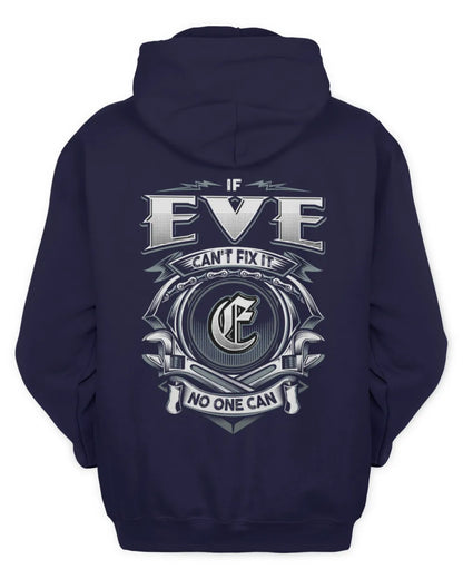 EVE AP81-K4-626 - Personalized Ahmed Quote Apparel “If Ahmed Can't Fix It, No One Can” - Unisex Hoodie - Navy