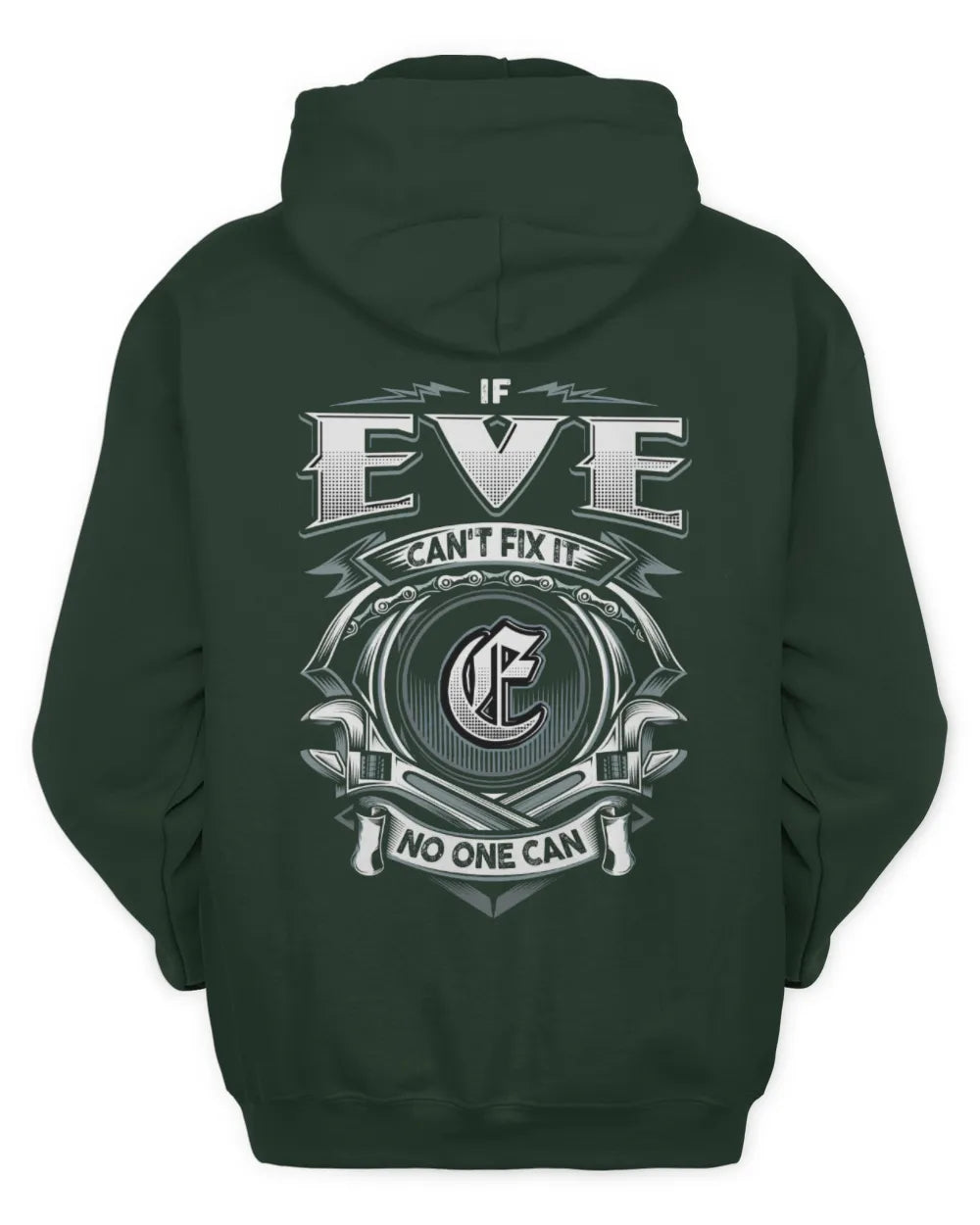 EVE AP81-K4-626 - Personalized Ahmed Quote Apparel “If Ahmed Can't Fix It, No One Can” - Unisex Hoodie - Forest Green