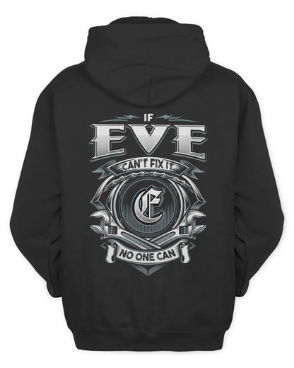 EVE AP81-K4-626 - Personalized Ahmed Quote Apparel “If Ahmed Can't Fix It, No One Can” - Unisex Hoodie - Black