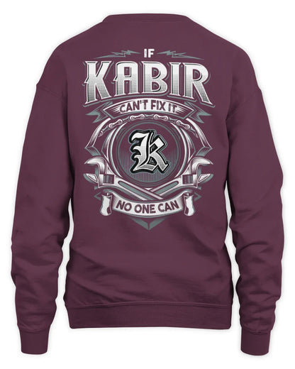 KABIR AP81-K4-626 - Personalized Ahmed Quote Apparel “If Ahmed Can't Fix It, No One Can” - Unisex Sweatshirt - Maroon