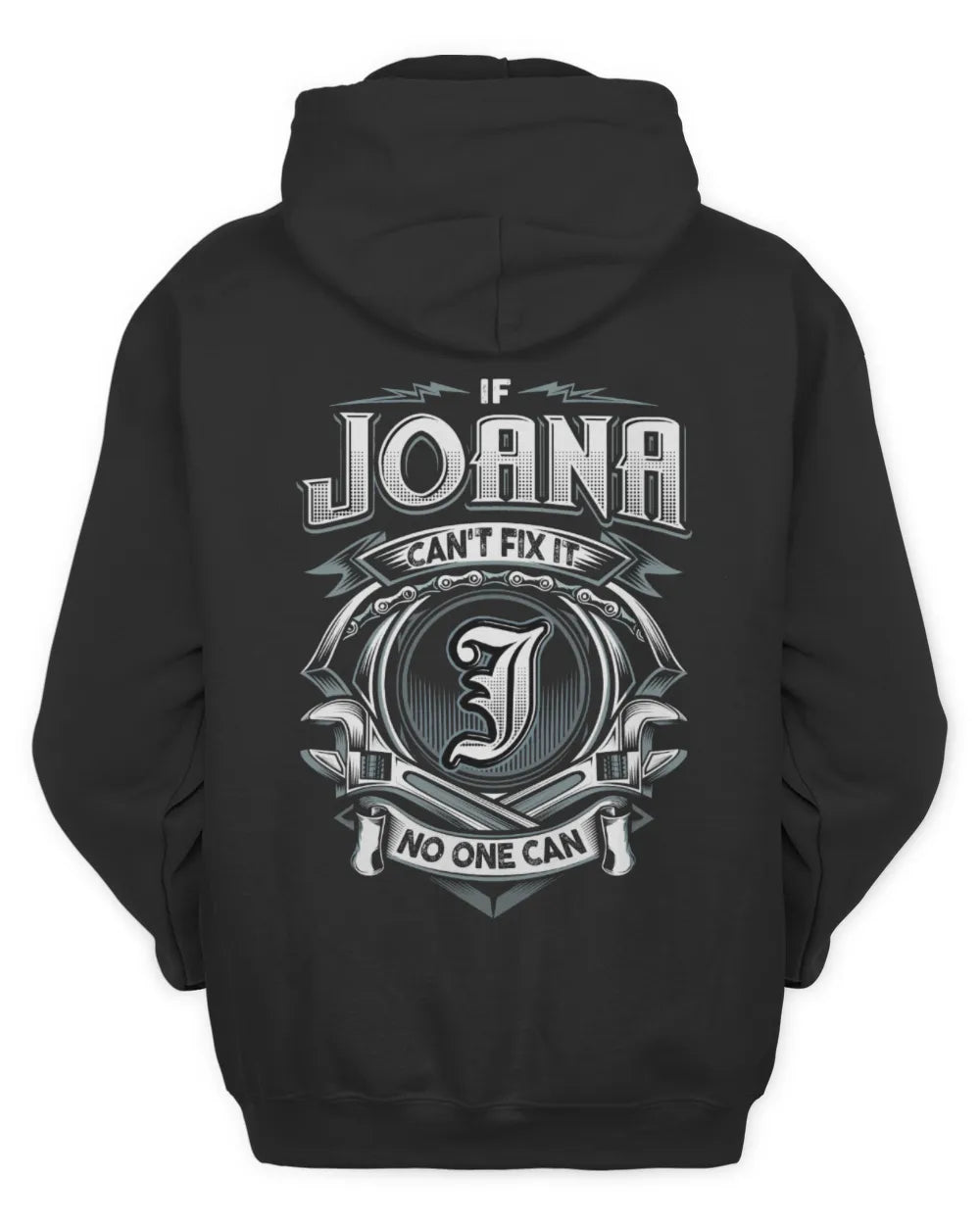 JOANA AP81-K4-626 - Personalized Ahmed Quote Apparel “If Ahmed Can't Fix It, No One Can” - Unisex Hoodie - Black