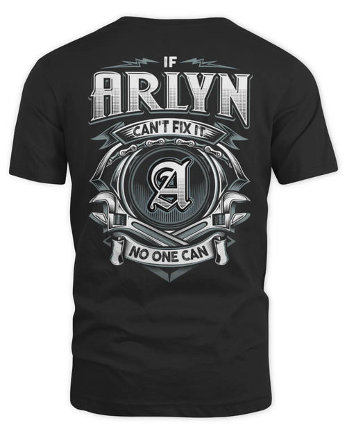 ARLYN AP81-K4-626 - Personalized Ahmed Quote Apparel “If Ahmed Can't Fix It, No One Can” - Unisex Standard T-Shirt - Black