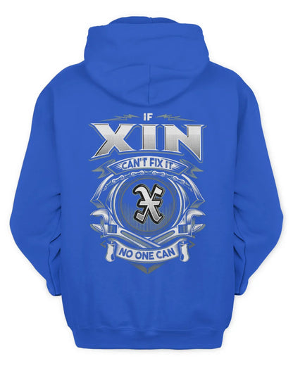 XIN AP81-K4-626 - Personalized Ahmed Quote Apparel “If Ahmed Can't Fix It, No One Can” - Unisex Hoodie - Royal