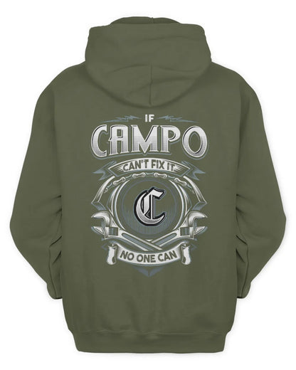 CAMPO AP81-K4-626 - Personalized Ahmed Quote Apparel “If Ahmed Can't Fix It, No One Can” - Unisex Hoodie - Military Green