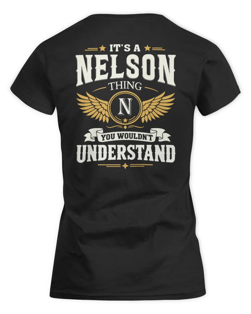 NELSON KT06-M008 It’s a [NAME] Thing – You Wouldn’t Understand | Personalized Vintage T-Shirt - Women's Standard T-Shirt - Black