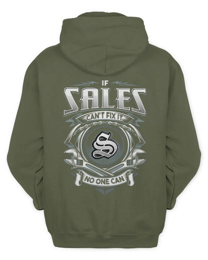 SALES AP81-K4-626 - Personalized Ahmed Quote Apparel “If Ahmed Can't Fix It, No One Can” - Unisex Hoodie - Military Green
