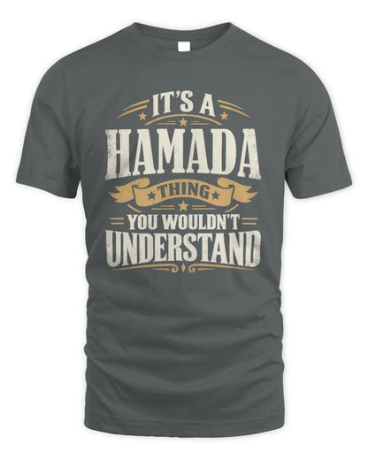 HAMADA P08 TH51 - Personalized “It’s a/an [NAME] Thing – You Wouldn’t Understand” Shirt - Unisex Standard T-Shirt - Charcoal