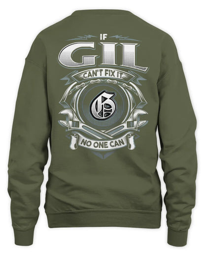 GIL AP81-K4-626 - Personalized Ahmed Quote Apparel “If Ahmed Can't Fix It, No One Can” - Unisex Sweatshirt - Military Green