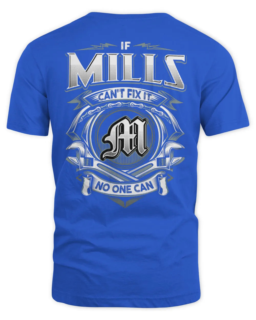 MILLS AP81-K4-626 - Personalized Ahmed Quote Apparel “If Ahmed Can't Fix It, No One Can” - Unisex Standard T-Shirt - Royal