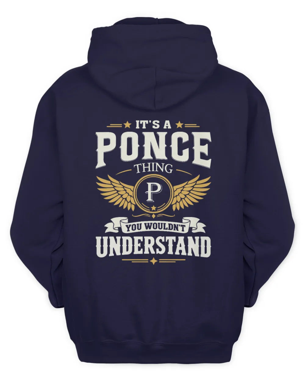 PONCE KT06-M008 It’s a [NAME] Thing – You Wouldn’t Understand | Personalized Vintage T-Shirt - Unisex Hoodie - Navy