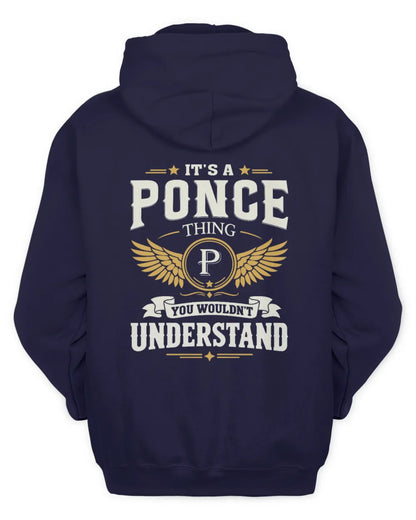 PONCE KT06-M008 It’s a [NAME] Thing – You Wouldn’t Understand | Personalized Vintage T-Shirt - Unisex Hoodie - Navy