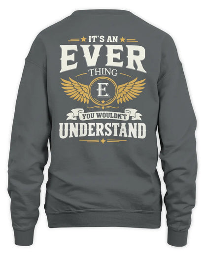 EVER KT06-M008 It’s a [NAME] Thing – You Wouldn’t Understand | Personalized Vintage T-Shirt - Unisex Sweatshirt - Charcoal