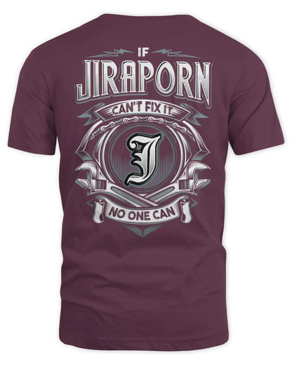JIRAPORN AP81-K4-626 - Personalized Ahmed Quote Apparel “If Ahmed Can't Fix It, No One Can” - Unisex Standard T-Shirt - Maroon