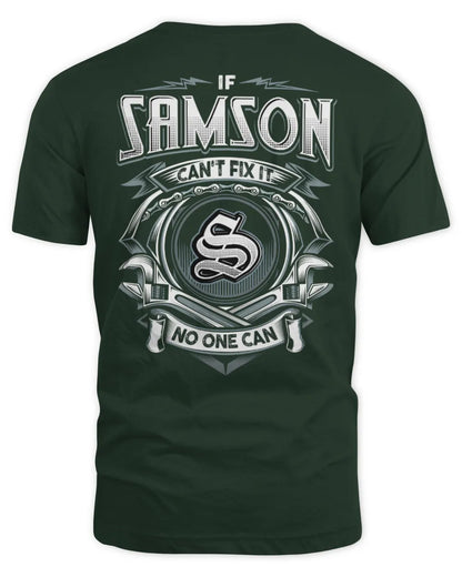 SAMSON AP81-K4-626 - Personalized Ahmed Quote Apparel “If Ahmed Can't Fix It, No One Can” - Unisex Standard T-Shirt - Forest Green