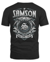 SAMSON AP81-K4-626 - Personalized Ahmed Quote Apparel “If Ahmed Can't Fix It, No One Can” - Unisex Standard T-Shirt - Black