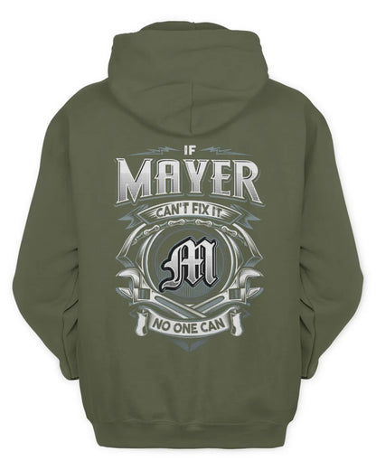 MAYER AP81-K4-626 - Personalized Ahmed Quote Apparel “If Ahmed Can't Fix It, No One Can” - Unisex Hoodie - Military Green