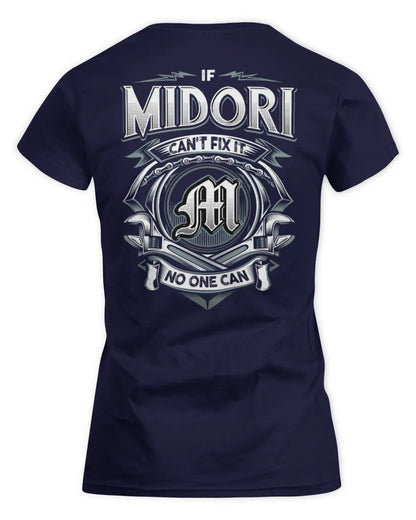 MIDORI AP81-K4-626 - Personalized Ahmed Quote Apparel “If Ahmed Can't Fix It, No One Can” - Women's Standard T-Shirt - Navy