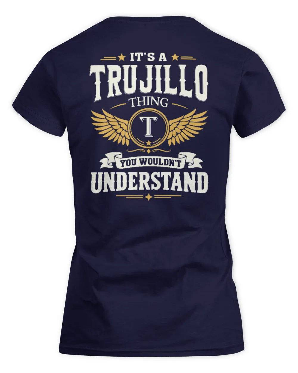 TRUJILLO KT06-M008 It’s a [NAME] Thing – You Wouldn’t Understand | Personalized Vintage T-Shirt - Women's Standard T-Shirt - Navy