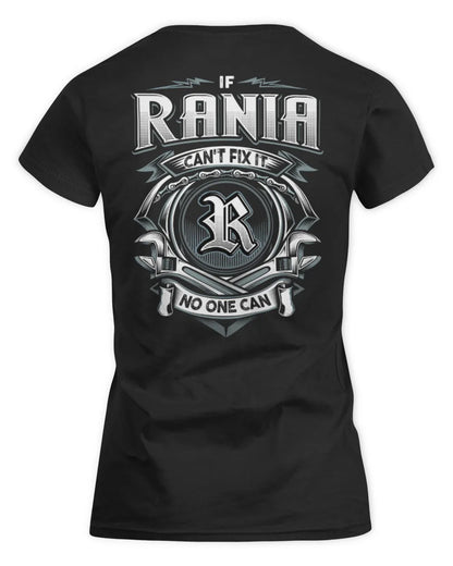 RANIA AP81-K4-626 - Personalized Ahmed Quote Apparel “If Ahmed Can't Fix It, No One Can” - Women's Standard T-Shirt - Black