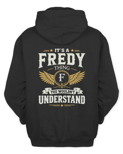 FREDY KT06-M008 It’s a [NAME] Thing – You Wouldn’t Understand | Personalized Vintage T-Shirt - Unisex Hoodie - Black