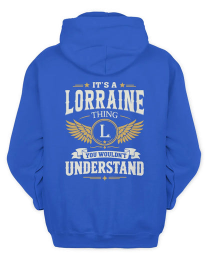LORRAINE KT06-M008 It’s a [NAME] Thing – You Wouldn’t Understand | Personalized Vintage T-Shirt - Unisex Hoodie - Royal