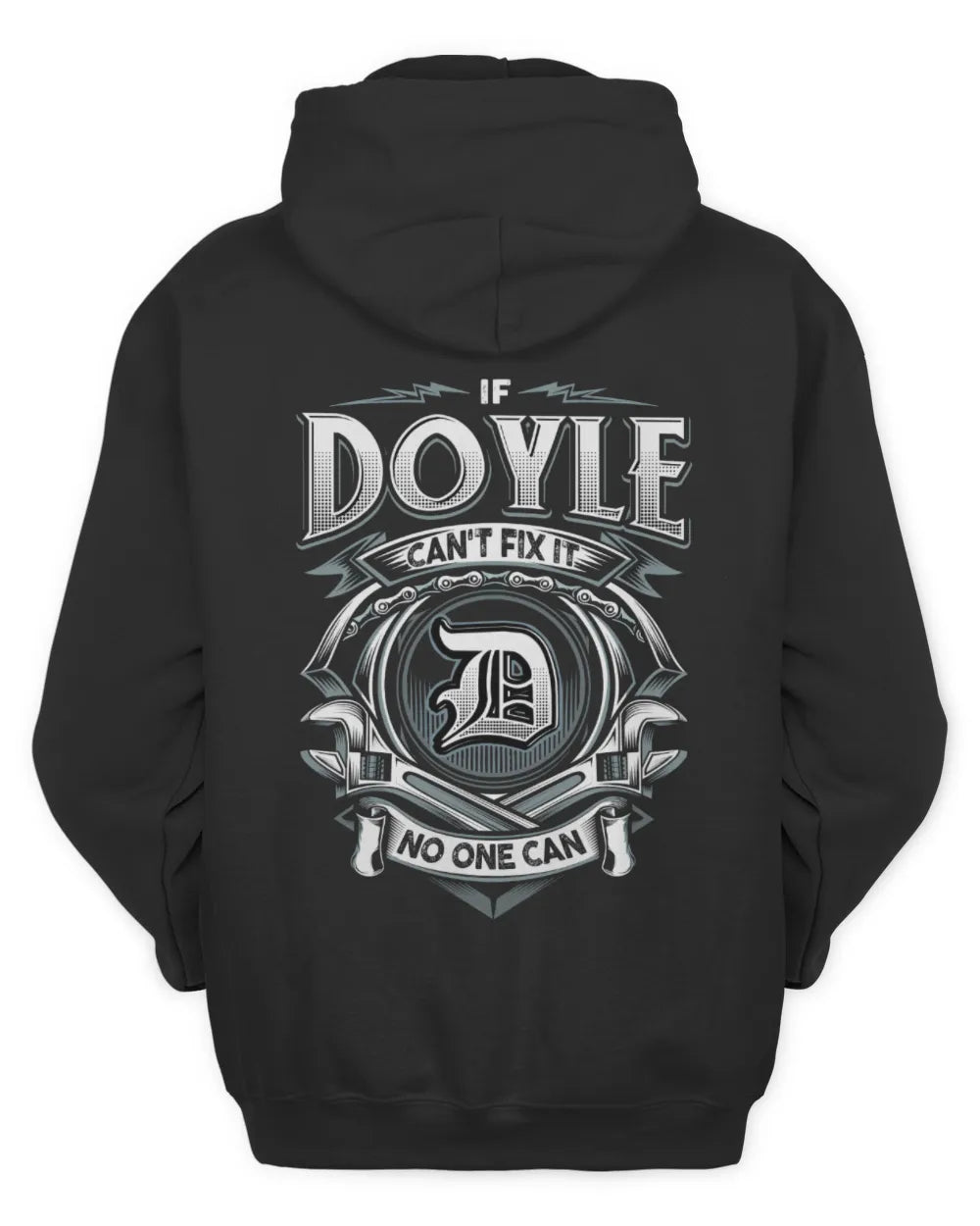 DOYLE AP81-K4-626 - Personalized Ahmed Quote Apparel “If Ahmed Can't Fix It, No One Can” - Unisex Hoodie - Black