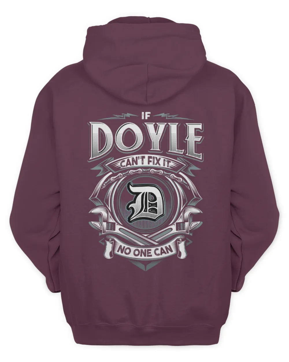 DOYLE AP81-K4-626 - Personalized Ahmed Quote Apparel “If Ahmed Can't Fix It, No One Can” - Unisex Hoodie - Maroon