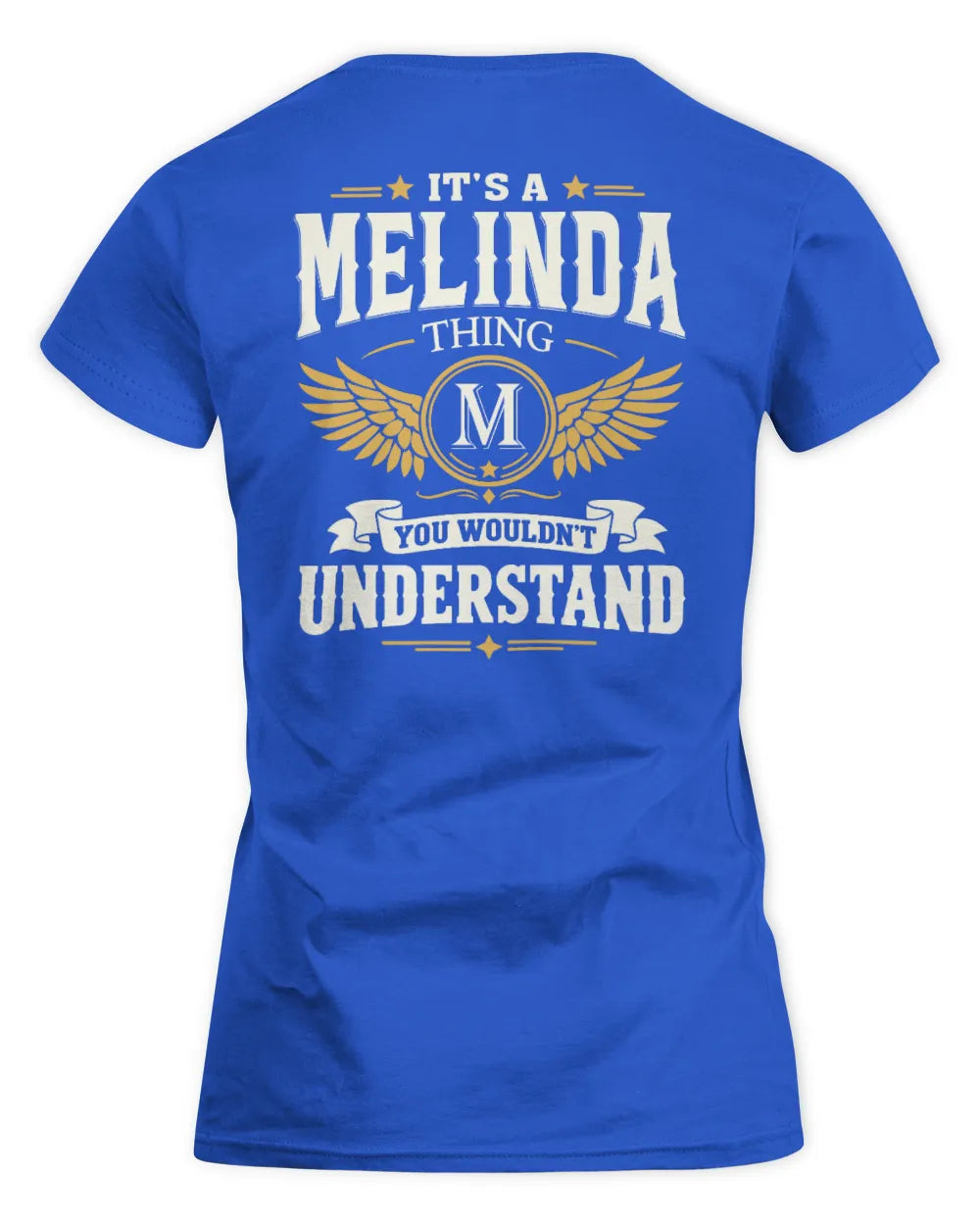 MELINDA KT06-M008 It’s a [NAME] Thing – You Wouldn’t Understand | Personalized Vintage T-Shirt - Women's Standard T-Shirt - Royal